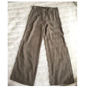 Wide Leg Women's Pants in Spanish Moss